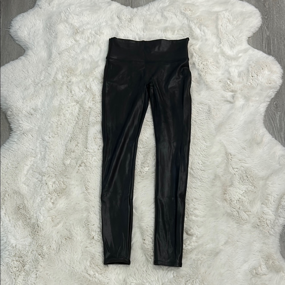 SPANX Shaping Faux Leather Leggings